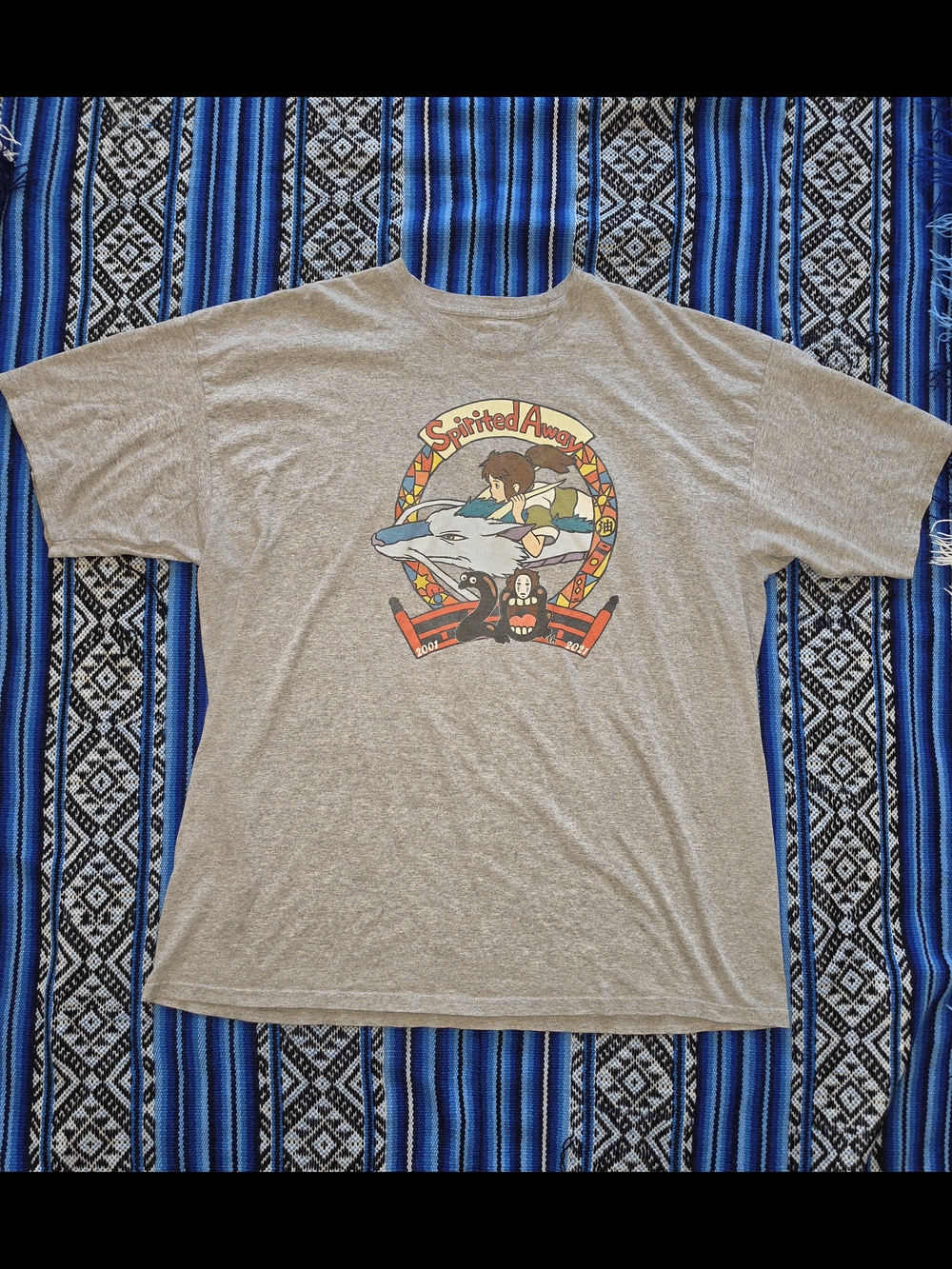 Official Spirited Away 20th Anniversary T-Shirt XXL Studio Ghibli Haku